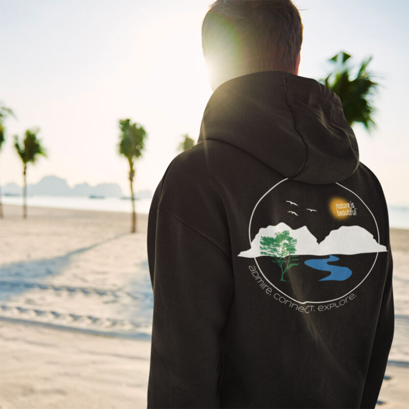 Sample Founder's Landscape Pullover Hoodie (Black)