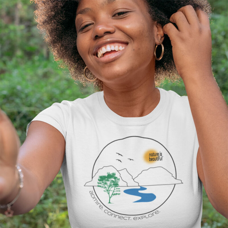 Sample Founder's Landscape T-Shirt in White