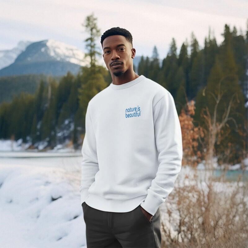 Sample Nature is Beautiful Crewneck Sweatshirt